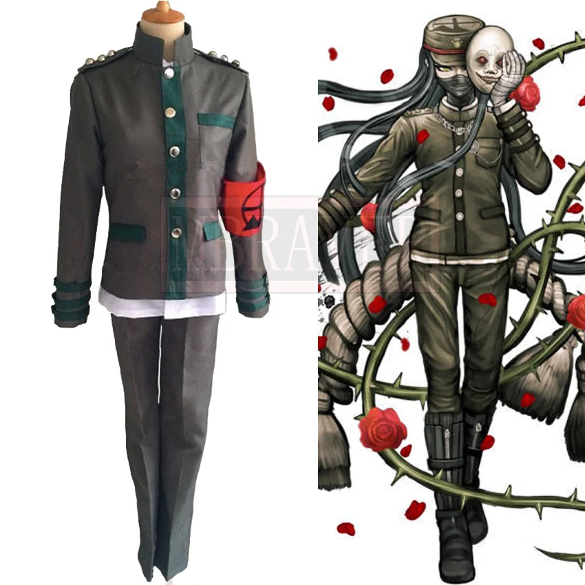 Anime New Danganronpa v3 Korekiyo Shinguji Cosplay Costume School Uniform Custom-made