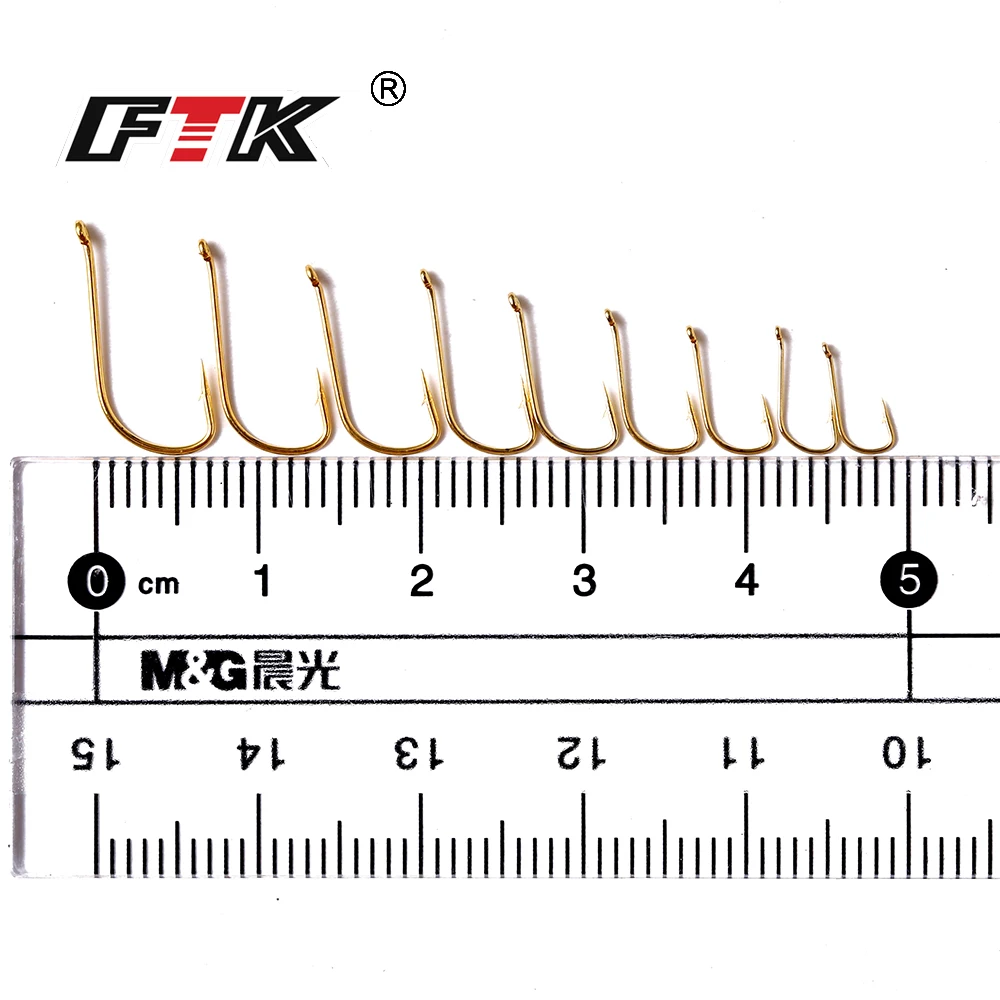 FTK Barbed fishhook 10PCS/LOT Size7#-Size15# Fishing  From Japan Hooks Jig Carp Feeder Anzol Fishhook Fishing Tackle SODE