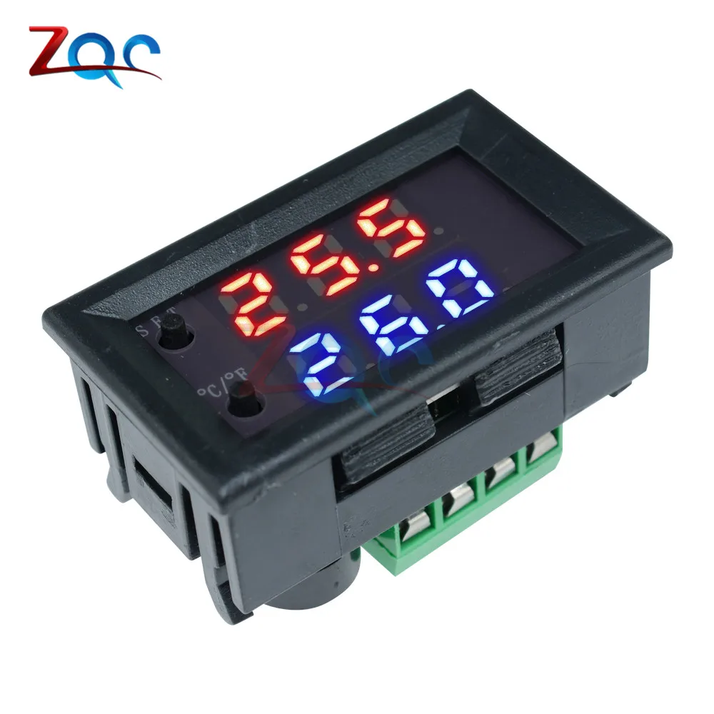 W1209WK W1209 DC 12V AC 110V 220V Digital Thermostat Temperature Controller Regulator Thermoregulator Incubator Sensor Meter NTC