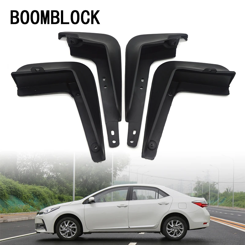 

4pcs Car Front Rear Mud Flaps Mud Flap Mudguards Fender For Toyota Corolla 2014 2015 2016 2017 Accessories For Toyota Altis