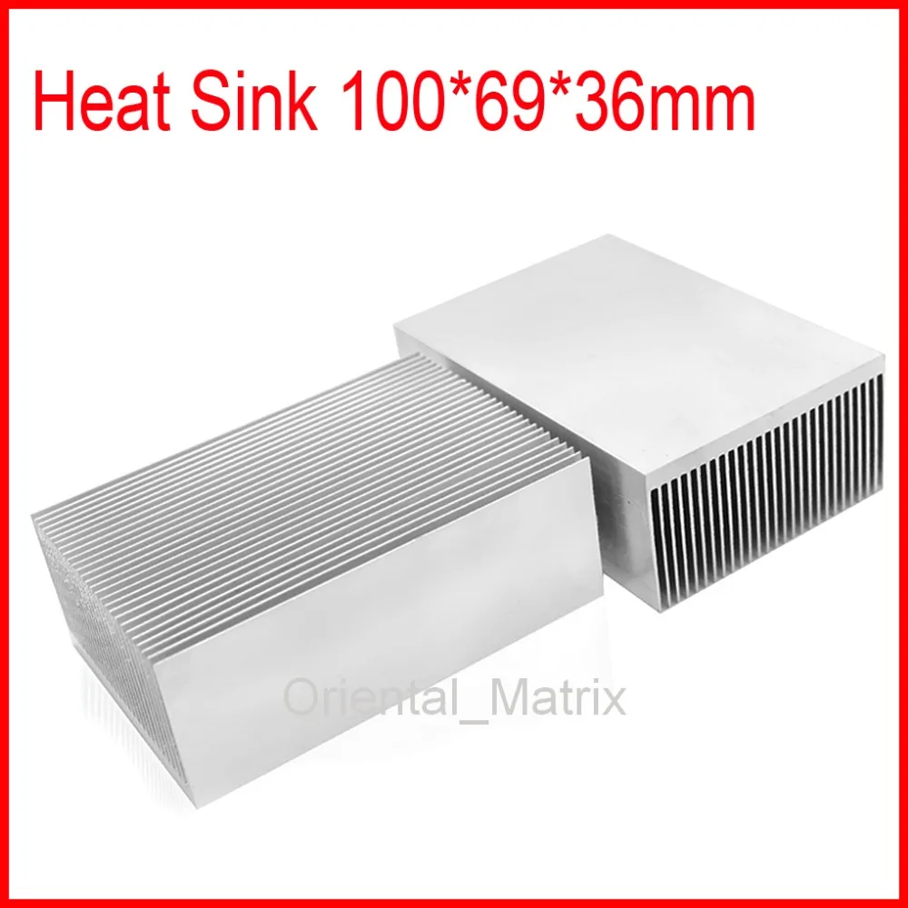 

Free Shipping HeatSink Heat Sink Radiator 100*69*36mm Small Radiator - Silver