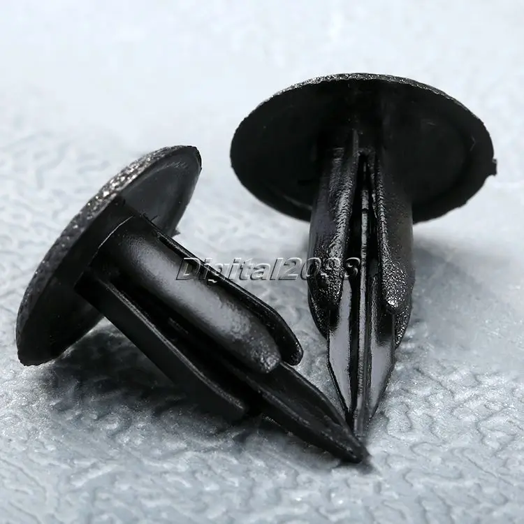 Yetaha 50 sztuk 6mm auto drzwi samochodu wykończenia panelu klip mocujący dla Suzuki Mazda zapięcie na zderzak zacisk mocujący zaciski mocujące zderzak pokrywę silnika