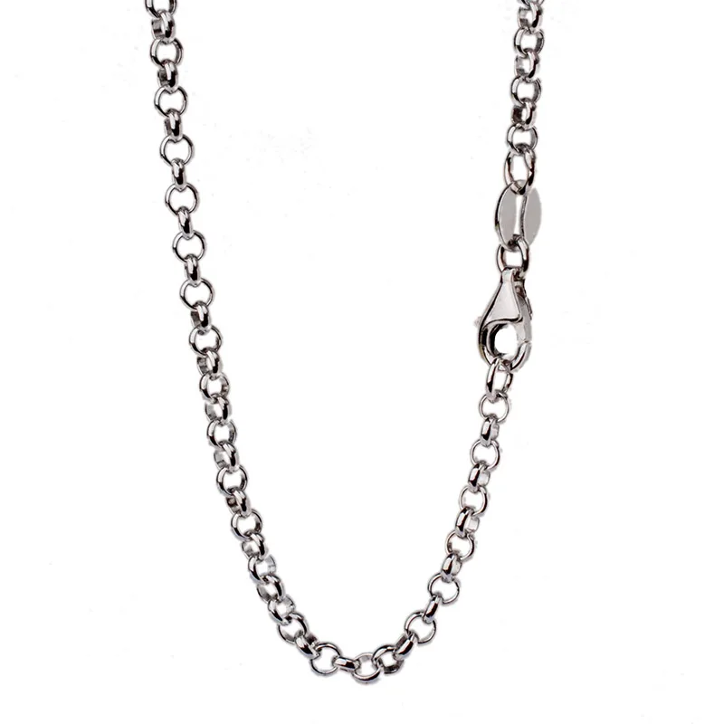 

JustNeo Solid 925 Sterling Silver Belcher chain Rollo/Rolo Chain Necklace 18-30inch,Basic Chains for Pendants