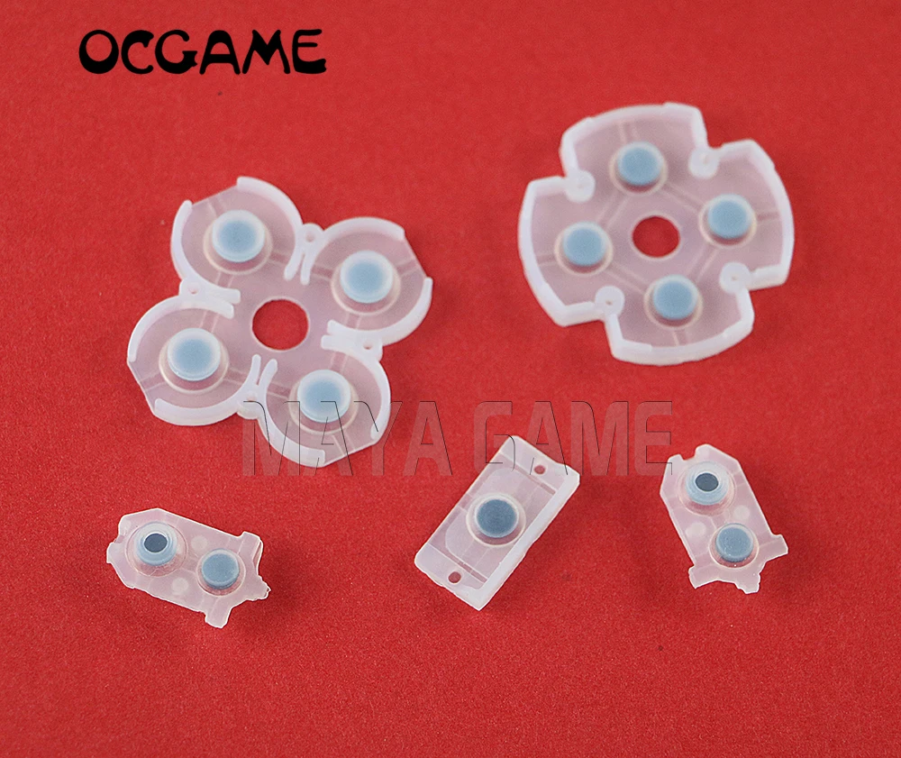 5 комплектов мягких силиконовых проводящих резиновых кнопок для контроллера PlayStation 4 PS4 JDS-030 JDM-030