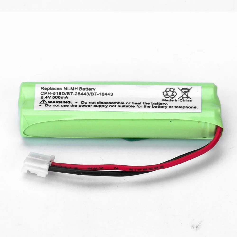 جودة عالية جديد وصول الهاتف اللاسلكي بطارية قابلة للشحن 2.4 فولت 500 مللي أمبير ل CPH-518D BT-28443