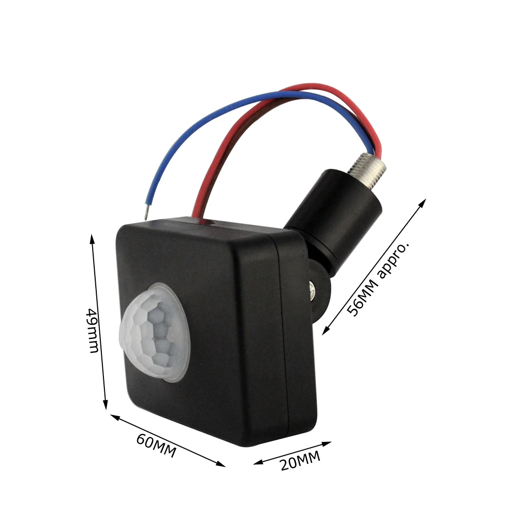Motion Sensor 220V 110V DC 12V PIR Sensor Motion Switch Automatic Infrared Body Lamp Light Timer Switch Outdoor image 2