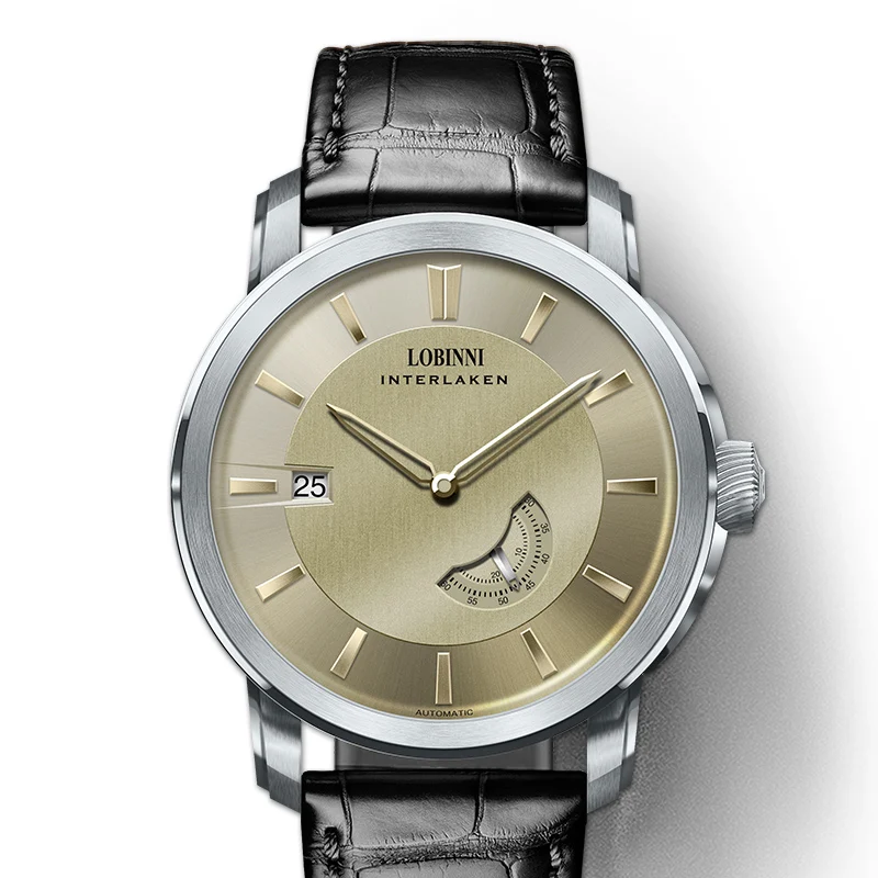 

New Switzerland Luxury Brand LOBINNI Japan MIYOTA Automatic Mechanical Men's Watches Sapphire 50M Waterproof Clocks L16014-2