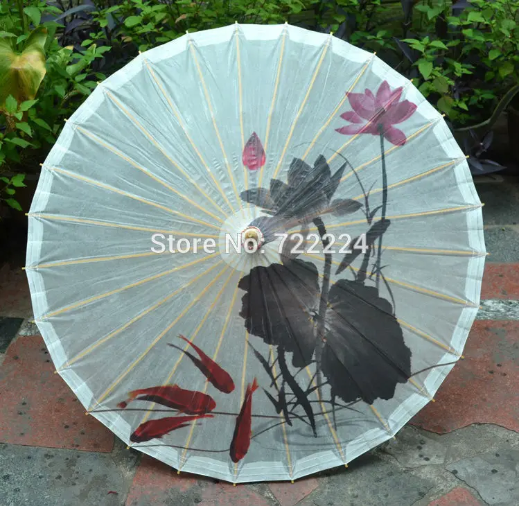 

Free shipping dia 84cm oiled paper umbrella lotus classical waterproof sunscreen handmade chinese dance props women umbrella