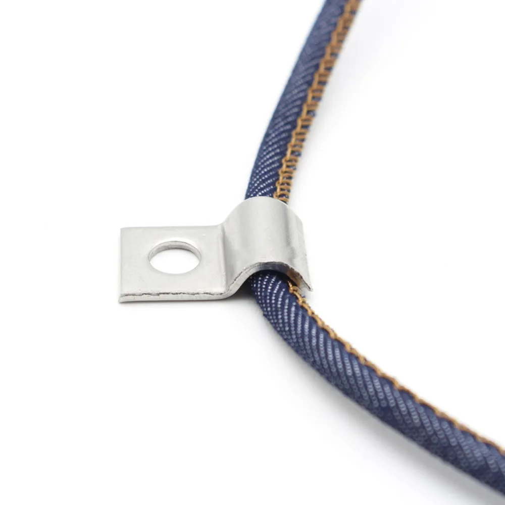 Hotaste 10pcs P-Type Stainless steel Single pipe Clamp Instrument Line/Wire/Tubing/Gas pipe Cable Clamp Building Fixed Clip
