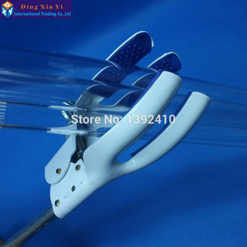 Universal Flask Clamp Long handle multifunction 275mm metal Holder for Lab condensing tube tongs