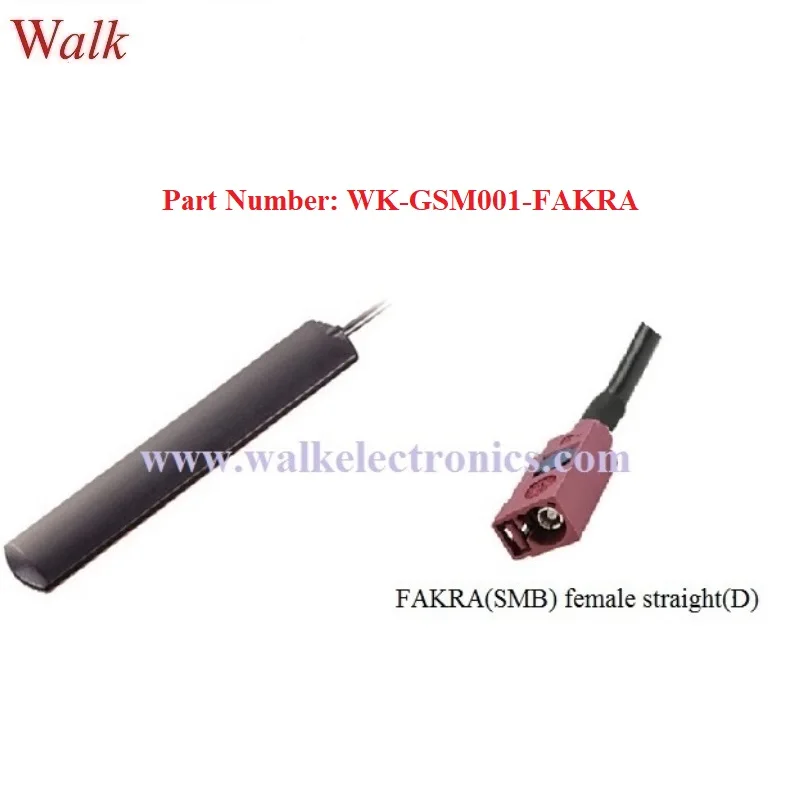 FAKRA female adhesive mount gsm patch antenna gprs quad band car antenna