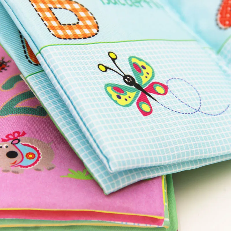 New 0-36 Months Baby Toys Soft Cloth Books Rustle Sound Infant Educational Stroller Rattle Toy Newborn Crib Bed Baby Toys