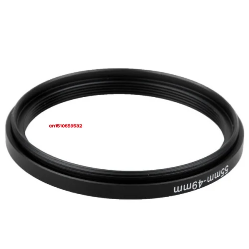 Bague de filtre abaisseur 55 -49MM, 55 -49MM, 55 à 49MM, pour adaptateurs, objectif, pare-soleil, capuchon d'objectif, vente en gros