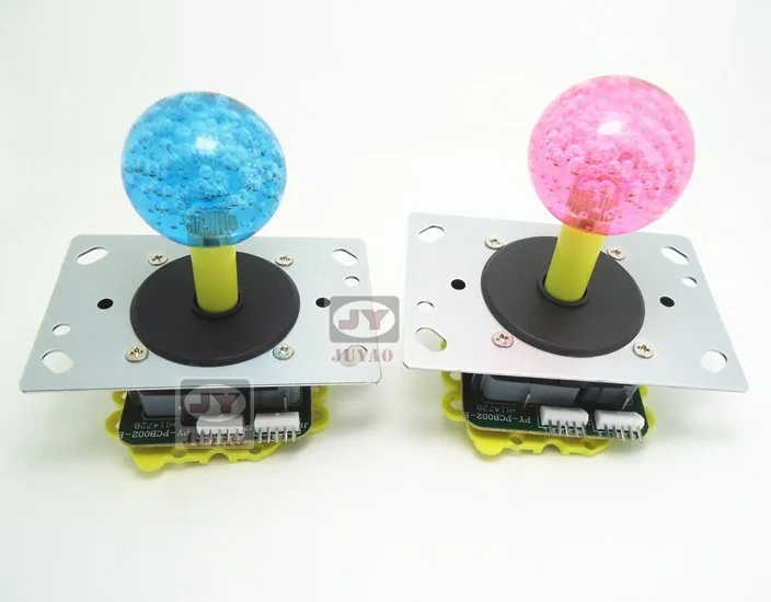 2 قطعة/الوحدة الكريستال فقاعة أعلى الكرة المقود و microswitch ، أجزاء لممر لعبة آلة