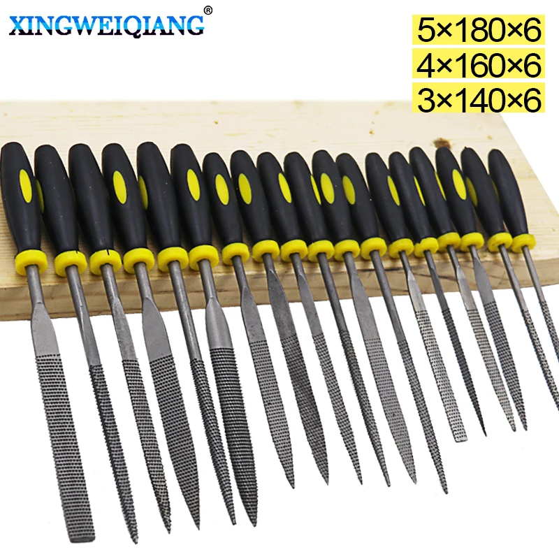 Assorted Carpentry Files Grupo Mini Rasp Madeira Ferramenta de Arquivo 5×180 mm 4×160 mm 3×140 mm Peças