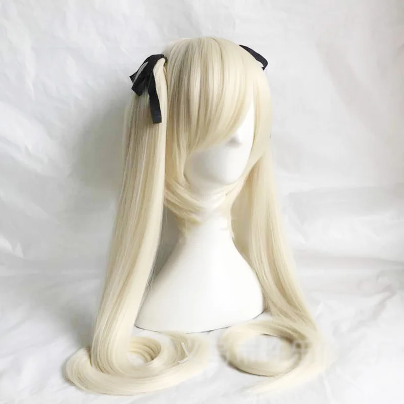 New Yosuga no Sora In solitude Sora Kasugano Cosplay Wigs 80cm Long Straight Synthetic Hair Perucas Cosplay Wig+Wig Cap