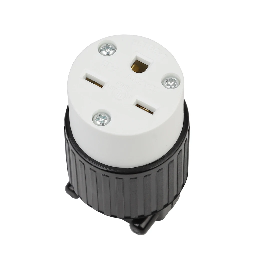 NEMA 6-15R  Self-wiring socket,15A/250V,US self-wiring connector,American Standard Industrial 3 hole  Female Plug