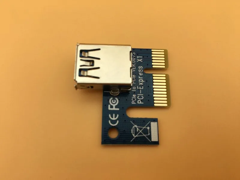 PCI-E PCI Express Extender 라이저 카드 1x 변환 카드 BitCoin BTC Miner Machine 용 고속 USB 3.0 어댑터 변환기, PCI-E PCI Express Extender 라이저 카드 1x 변환 카드