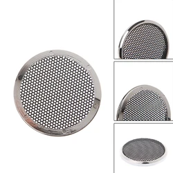 2 Pcs 3 4 5 6.5 Inch Speaker Steel Mesh Round Grill Protective Cover Circle