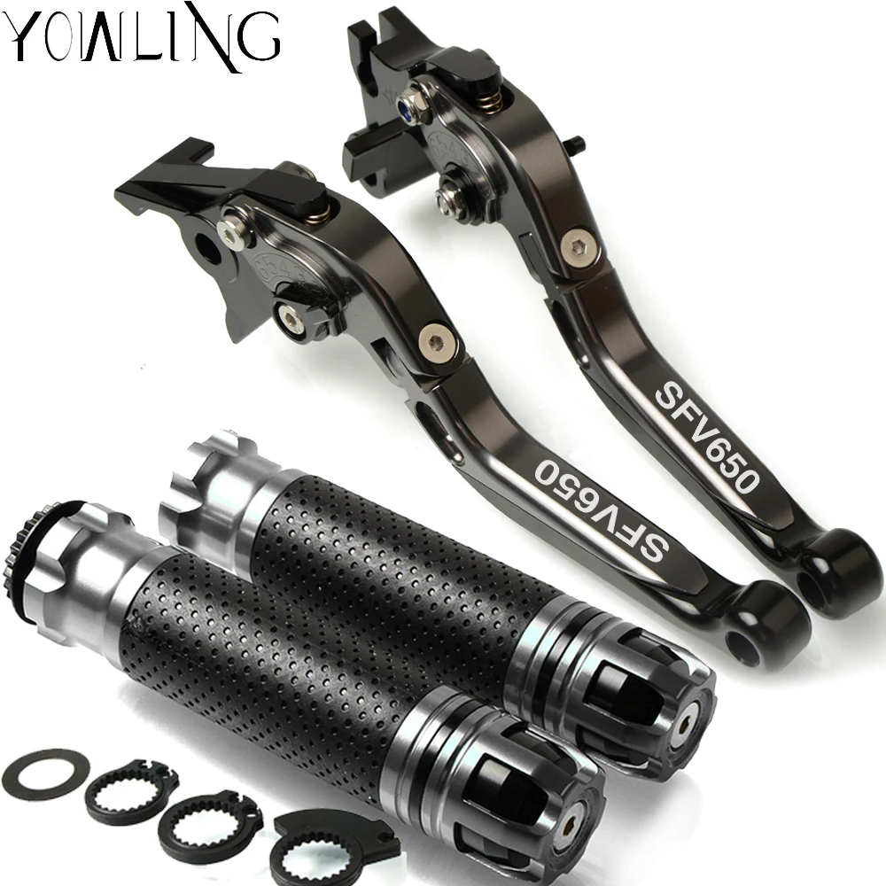 

Motorcycle Adjustable Brake Clutch Levers Handlebar Hand Grips For SUZUKI SFV650 GLADIUS 2009-2015 2010 2011 2012 2013 2014