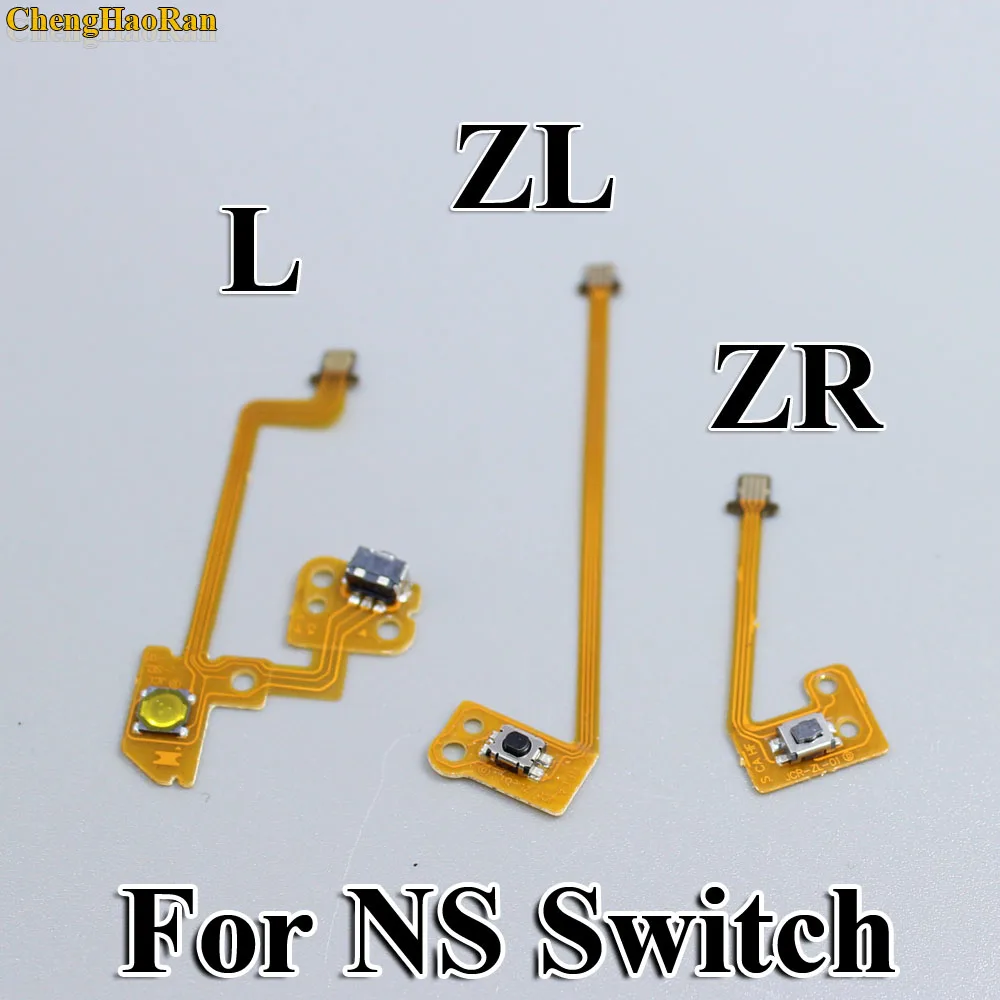 ChengHaoRan 1pcs ZL ZR L SL SR Button Ribbon Flex Cable Replacement for Nintendo NS Switch for Joy-Con Controller Repair parts