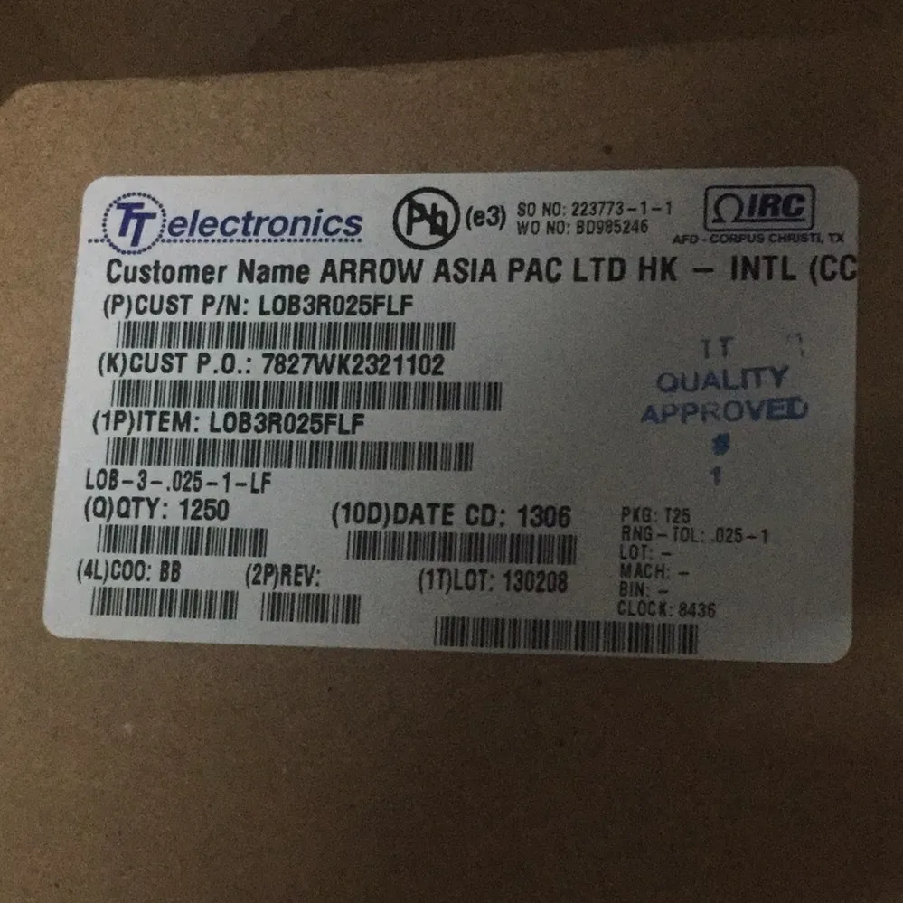 10 unids/lote LOB3R025 SMD LOB3R025FLF en Stock