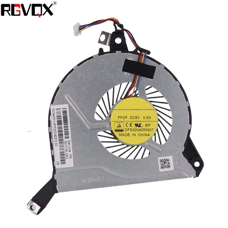 New Cooling Fan For HP Pavilion 15-P 14-V 14-u 15T-K 15-K 17-f TPN-Q140 TPN-Q143 EG50060S1-C120-S9A DFS200405040T CPU Radiator