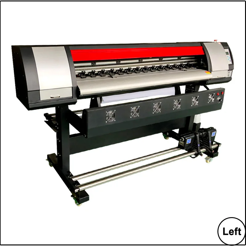 Banner Wallpaper Printer For Eco Solvent Ink Printing , XP600 Head Color Photo Printing Machine