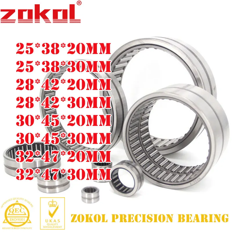 ZOKOL NKI25/20 25/30 28/20 28/30 30/20 30/30 32/20 32/30 Entity Ferrule Needle Roller Bearing