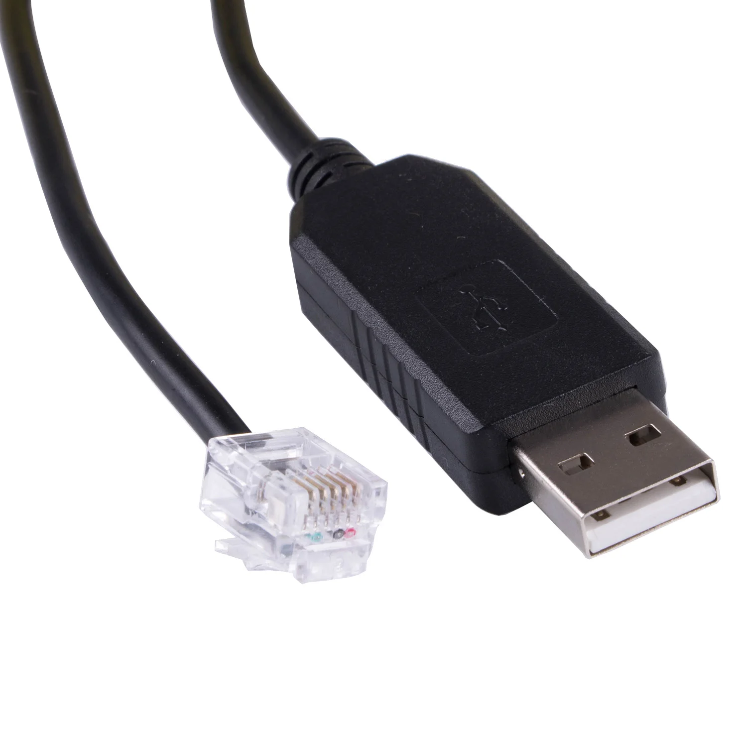 USB RS232 to RJ11 FTDI Serial Converter Programming Cable for Keyence PLC Connect PC Communication