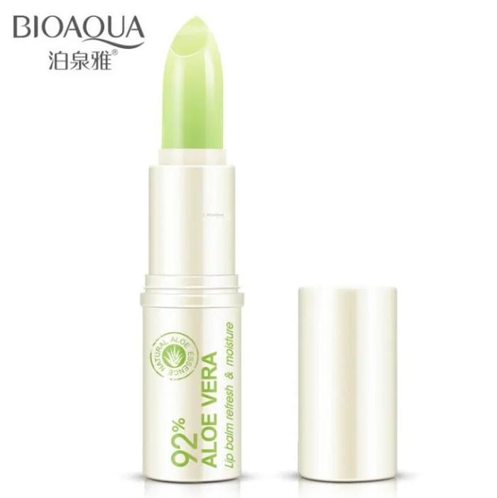 1pc Aloe Vera Lip Balm Moisture lipbalm Hyaluronic acid Lipstick Moisturizing Long-lasting Lip Lines Skin Care tools