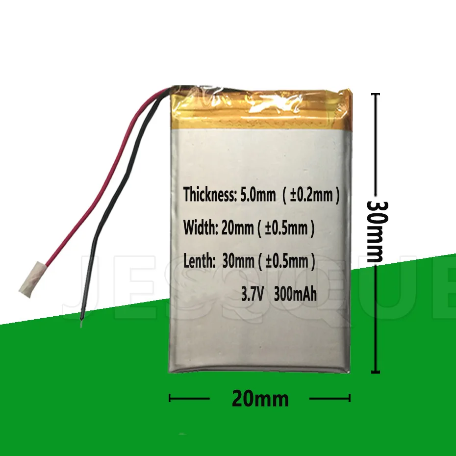 Original AHB502030 300MAh 502030 แบตเตอรี่ 6020 Syma S107 S108 S109 S026 RCเฮลิคอปเตอร์Quadcopter Batterie Accumulator AKKU