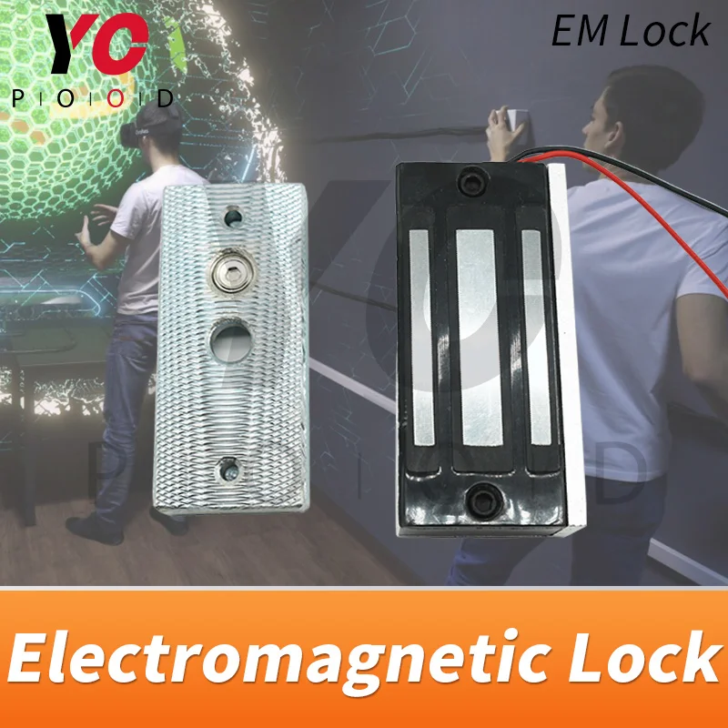 12V Mag lock Escape Room Spare Parts installed on door use the electromagnetic lock to open or close door Takagism game  YOPOOD