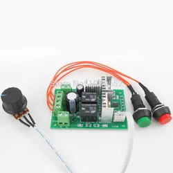 PWM dc motor controller forward and backward linear actuator governor speed control self-reset 6V/12V/24V 10A