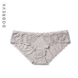 DOBREVA Women's Basic Stretchy Lace Panties Briefs