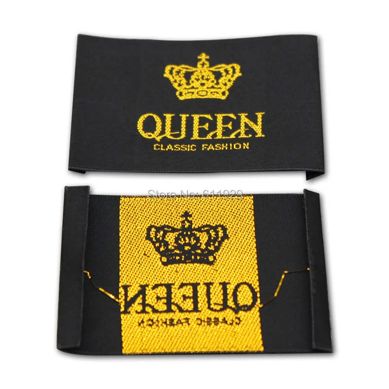 top-grade clothing customized labels/garment tags printing/labels big size embroidered satin woven labels/logo 1000 pcs a lot