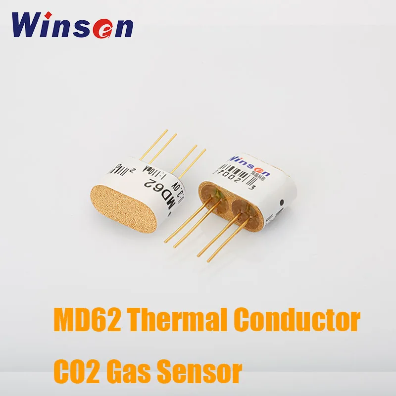 10PCS Winsen MD61/MD62 Thermal Conductor CO2 Gas Sensor Linear Output Signal Detecting Without Oxygen or Short of Oxygen