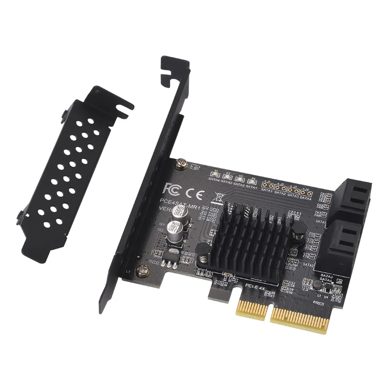 Imagem -06 - Marvell-controlador Gamer 88se9230 com Chip Sata Pcie Placa Wireless Sem-fio Sata com Suporte de Perfil Baixo