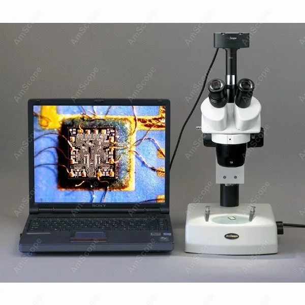 المجهر ستيريو ثلاثي العينيات-لوازم amscope 20X-30X-40X-60X ثلاثي العينيات ستيريو المجهر مع أعلى وأسفل أضواء