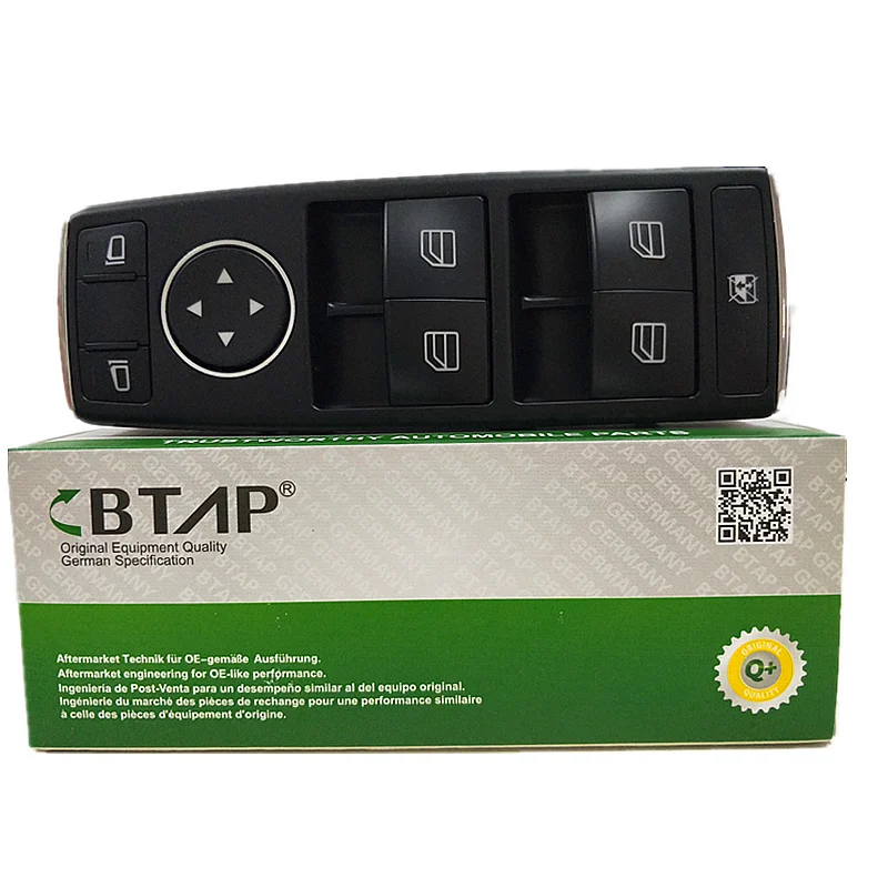 BTAP Front Left Door Power Window Switch For Mercedes-Benz W166 ML X166 GL CLA250 GLA250 C117 2013-17 1669054300 A1669054300