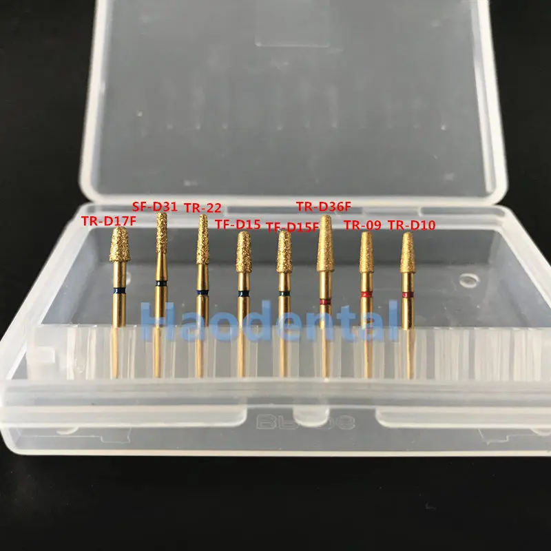 

8pcs/set Dental Preparation Burs Porcelain Alloy Inlay and onlay good quality Fg Bur