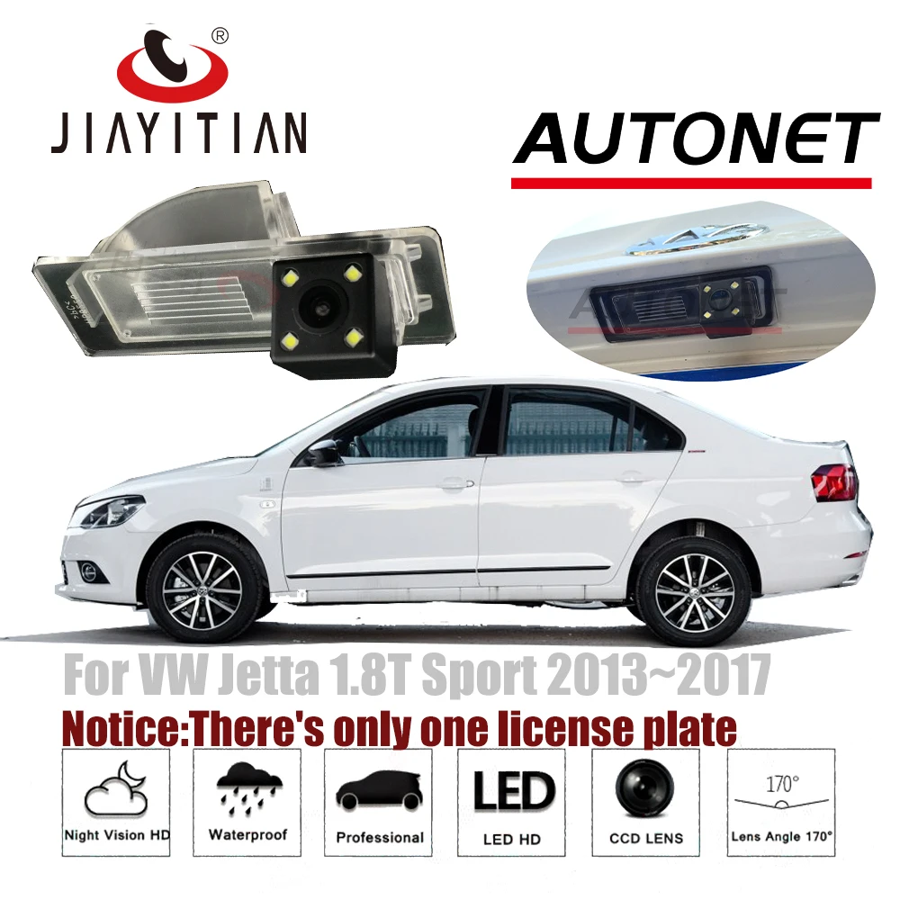 

JIAYITIAN rear view camera For Volkswagen Jetta 6 Sport MK6/A6 2013~2017 license plate camera/CCD Night Vision Reverse camera