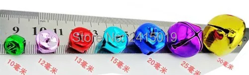 20mm 48 pc CAHAYA WARNA dekorasi jingle bell dekorasi Natal bell kerajinan persediaan cracker DIY hiasan decoracion