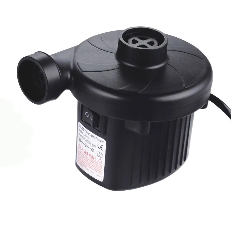 Electric Air Pump for Air Bed, Mattress, Inflatable Boat, Pool, Sofa or Toy with Car Charger, AC 110V-220V, DC 12V