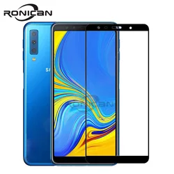 9D Full Cover For Samsung Galaxy A7 2018 A750F A750 SM-A750F Tempered Glass Screen Protector For SamsungGalaxy A6 A6 Plus 2018