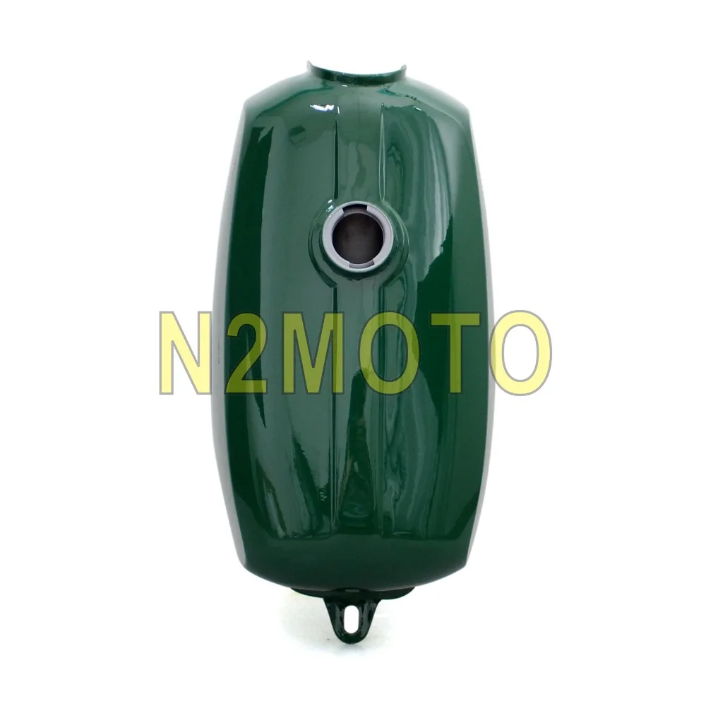 Motorcycle Enduro Steel Vintage Banana Shape Oil Tank Dark Green Gas Fuel Tank 190830 for Simson S50 S51 S70 Accessories 