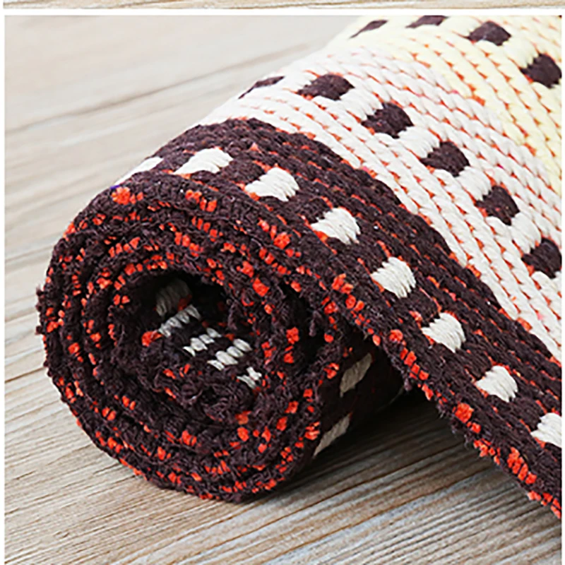 Reversible Hand Woven Cotton Throw Rugs, Machine Washable, Durable, Bedroom,Living Room, Kitchen, Laundry Room,Hallway,Bath