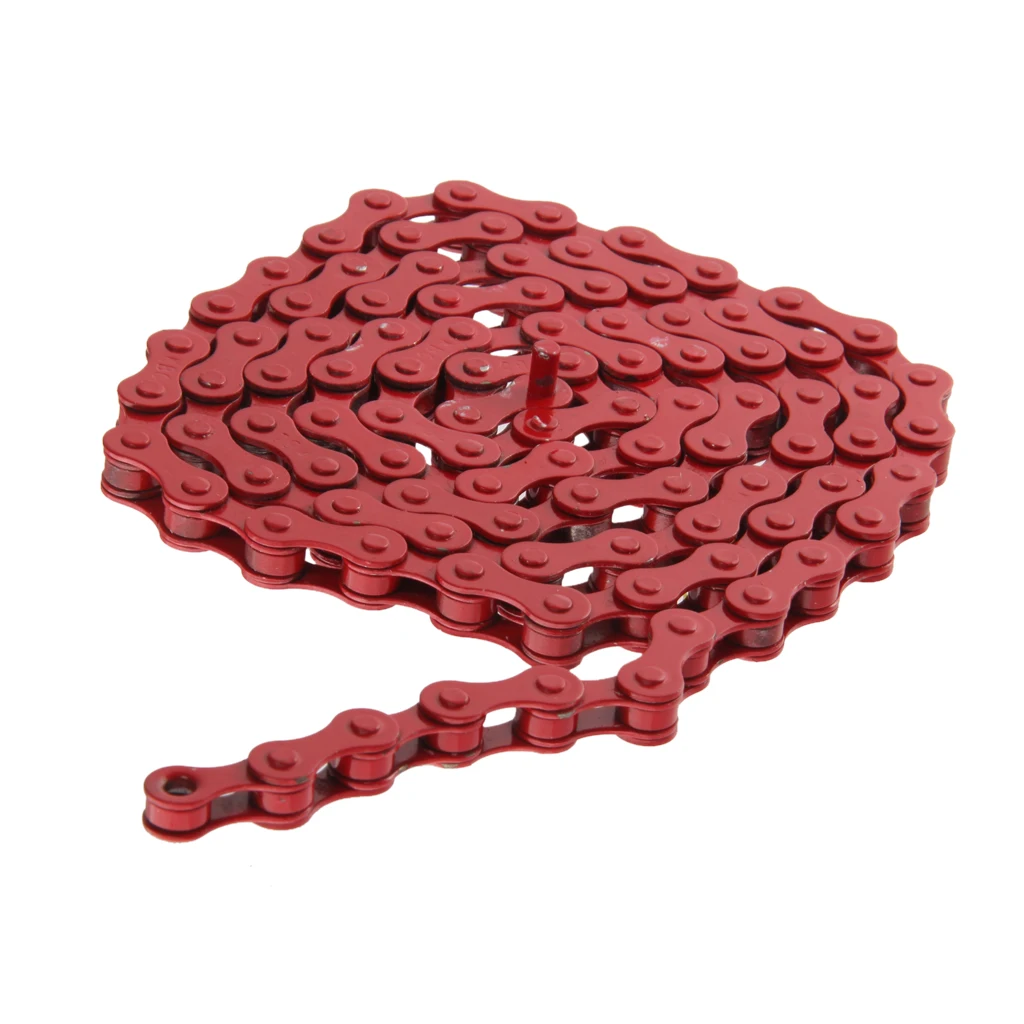 High Strength Steel Single Speed Bicycle Chain Anti-rust Bicycle Parts for  MTB BMX Bike  1/2