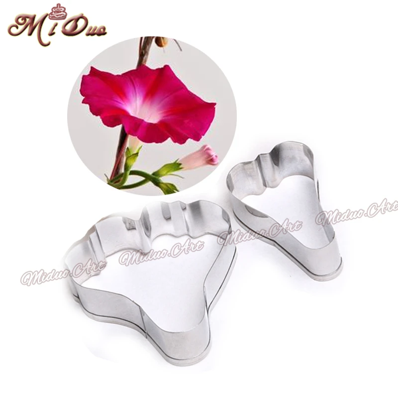 Gumpaste Morning Glory Flower Petal Crafts Cutter Gumpaste Flower Surfinia Petunia Petals Stainless Steel Cutter