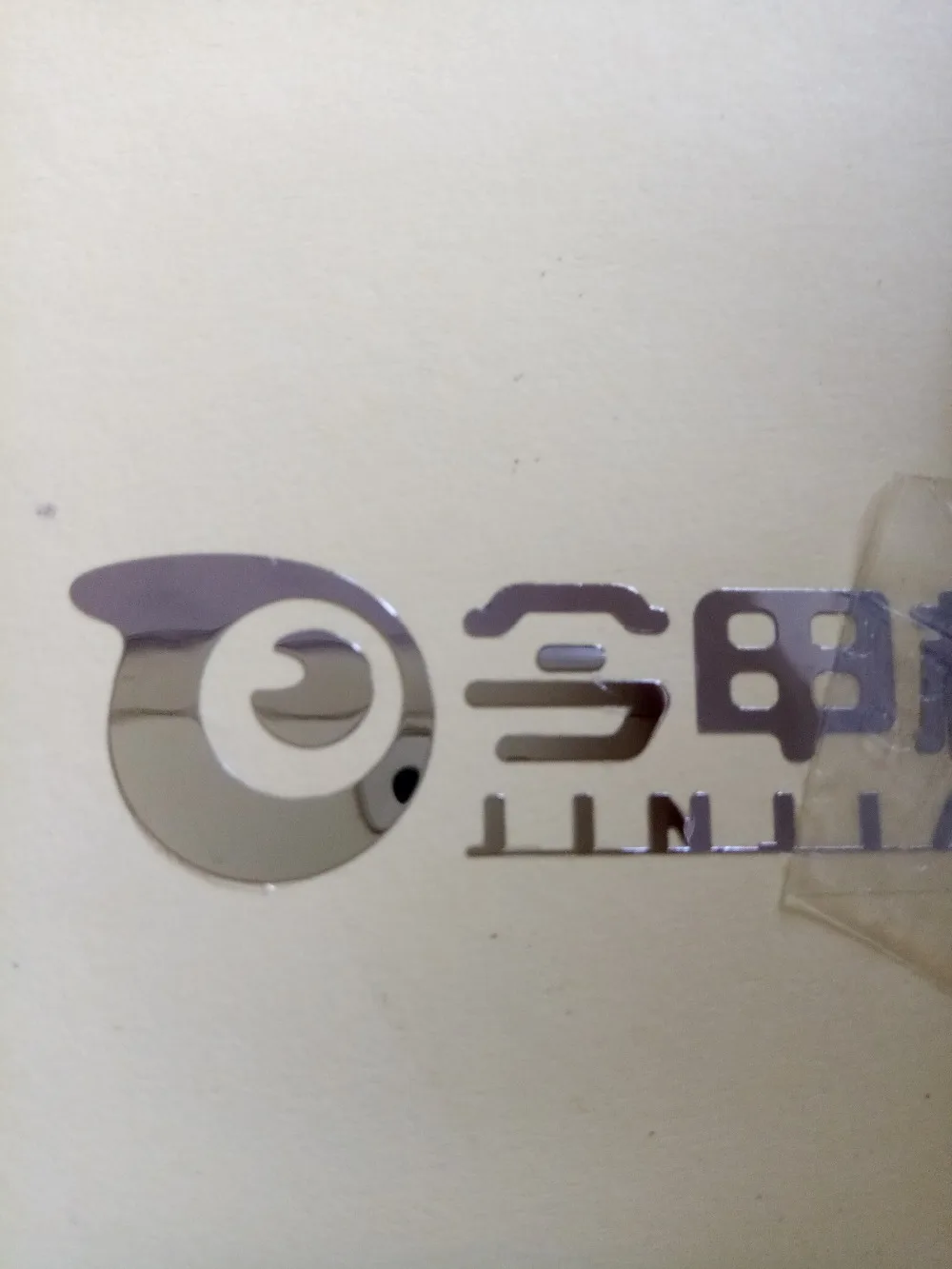 

best selling products Customized electroforming label metal label Nickel label sticker with adhesive